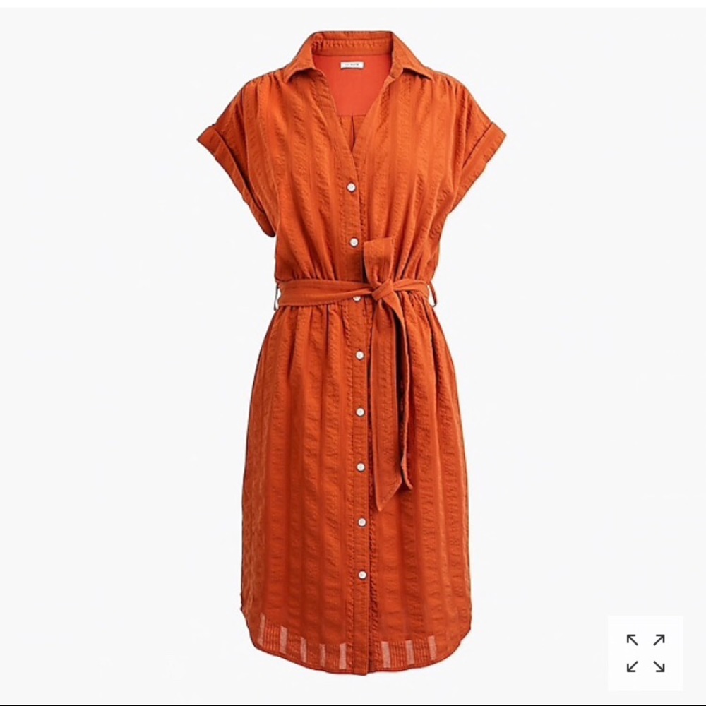 J.Crew Button Shirtdress Size XS in Tawny Spice
